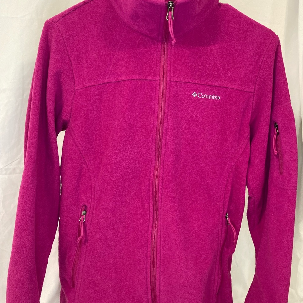Columbia Magenta Fleece Jacket